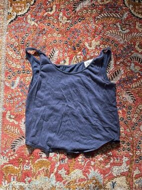 Nation Classic Navy Sleeveless Tank Top